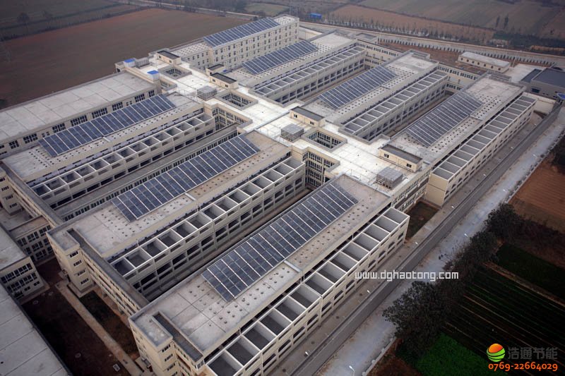河南第四監(jiān)獄太陽能熱水工程系統(tǒng)設(shè)計效果圖