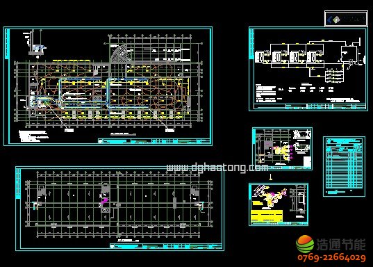 公共洗浴中心太陽能熱水工程系統方案設計圖紙